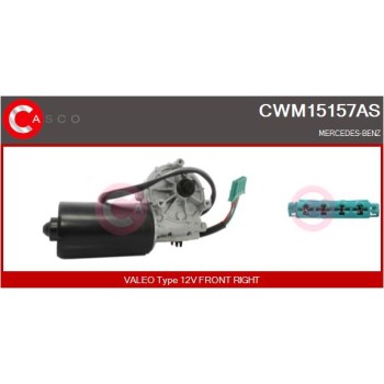 Motor del limpiaparabrisas - CASCO CWM15157AS