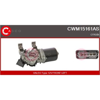 Motor del limpiaparabrisas - CASCO CWM15161AS