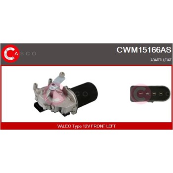 Motor del limpiaparabrisas - CASCO CWM15166AS