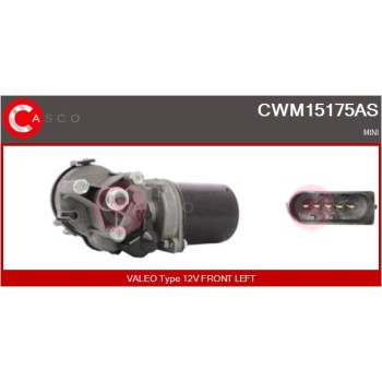 Motor del limpiaparabrisas - CASCO CWM15175AS