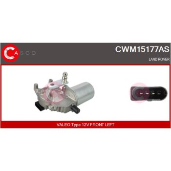 Motor del limpiaparabrisas - CASCO CWM15177AS