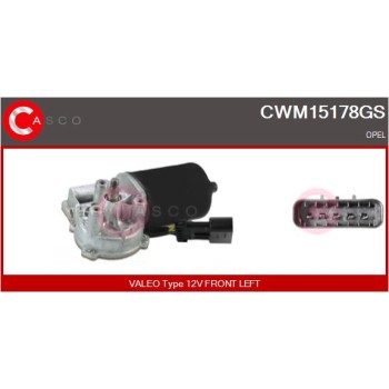Motor del limpiaparabrisas - CASCO CWM15178GS