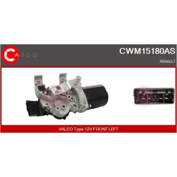 Motor del limpiaparabrisas - CASCO CWM15180AS