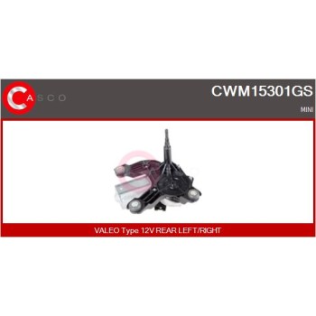 Motor del limpiaparabrisas - CASCO CWM15301GS