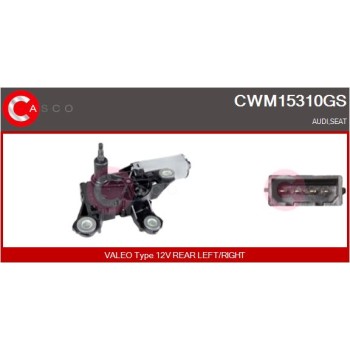 Motor del limpiaparabrisas - CASCO CWM15310GS