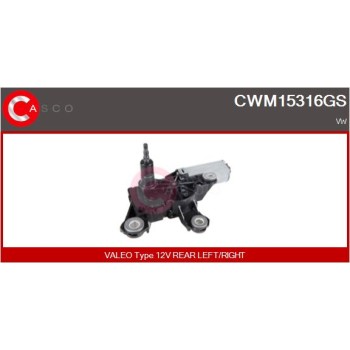 Motor del limpiaparabrisas - CASCO CWM15316GS