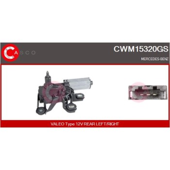 Motor del limpiaparabrisas - CASCO CWM15320GS