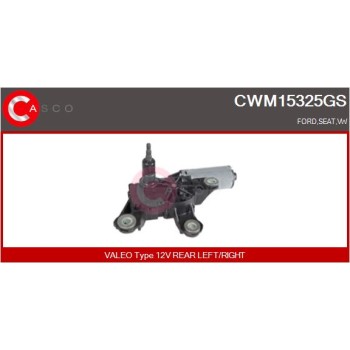 Motor del limpiaparabrisas - CASCO CWM15325GS