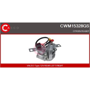 Motor del limpiaparabrisas - CASCO CWM15328GS