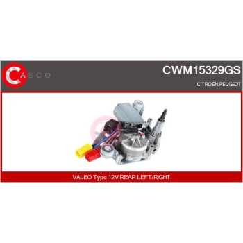 Motor del limpiaparabrisas - CASCO CWM15329GS
