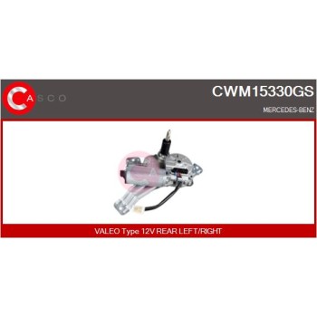 Motor del limpiaparabrisas - CASCO CWM15330GS