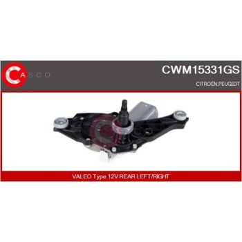 Motor del limpiaparabrisas - CASCO CWM15331GS