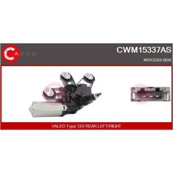 Motor del limpiaparabrisas - CASCO CWM15337AS