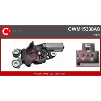 Motor del limpiaparabrisas - CASCO CWM15338AS
