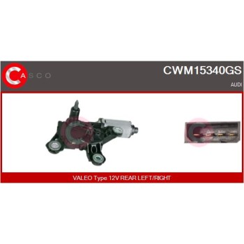 Motor del limpiaparabrisas - CASCO CWM15340GS