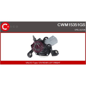 Motor del limpiaparabrisas - CASCO CWM15351GS