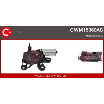 Motor del limpiaparabrisas - CASCO CWM15360AS