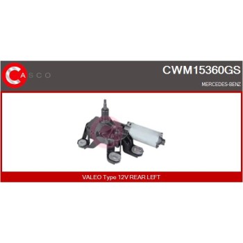 Motor del limpiaparabrisas - CASCO CWM15360GS