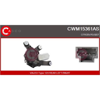 Motor del limpiaparabrisas - CASCO CWM15361AS