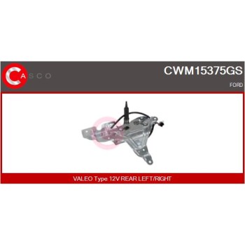 Motor del limpiaparabrisas - CASCO CWM15375GS