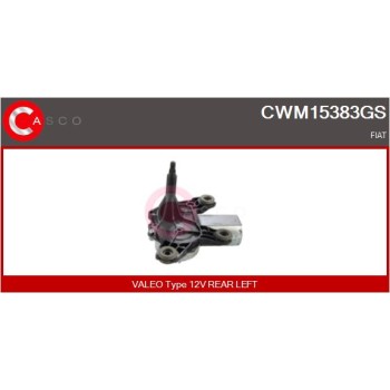 Motor del limpiaparabrisas - CASCO CWM15383GS