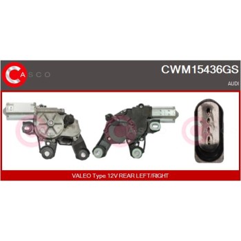 Motor del limpiaparabrisas - CASCO CWM15436GS