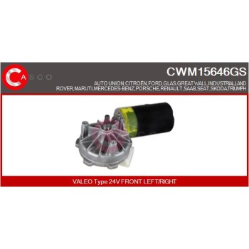 Motor del limpiaparabrisas - CASCO CWM15646GS