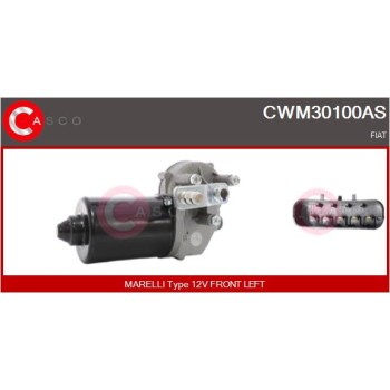 Motor del limpiaparabrisas - CASCO CWM30100AS