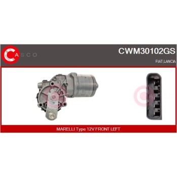 Motor del limpiaparabrisas - CASCO CWM30102GS