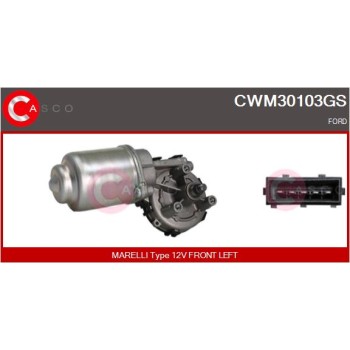 Motor del limpiaparabrisas - CASCO CWM30103GS