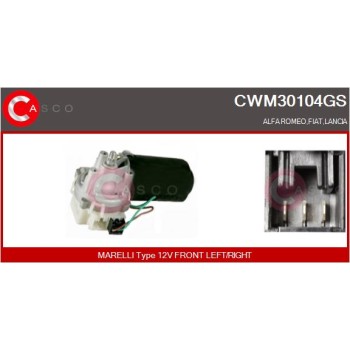 Motor del limpiaparabrisas - CASCO CWM30104GS