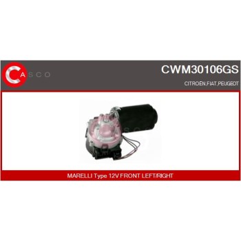Motor del limpiaparabrisas - CASCO CWM30106GS