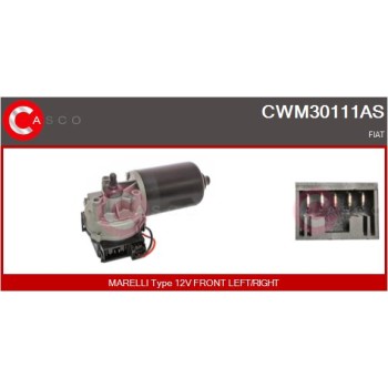 Motor del limpiaparabrisas - CASCO CWM30111AS