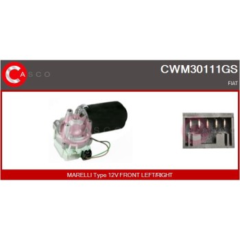 Motor del limpiaparabrisas - CASCO CWM30111GS
