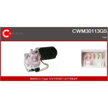 Motor del limpiaparabrisas - CASCO CWM30113GS