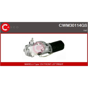 Motor del limpiaparabrisas - CASCO CWM30114GS