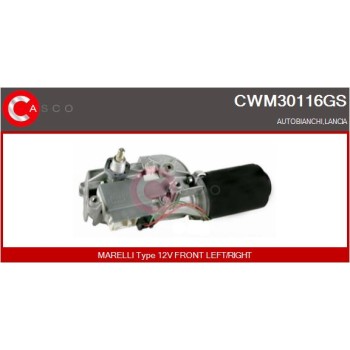 Motor del limpiaparabrisas - CASCO CWM30116GS