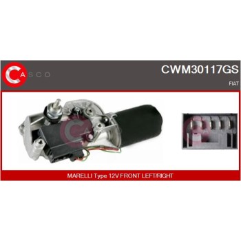 Motor del limpiaparabrisas - CASCO CWM30117GS