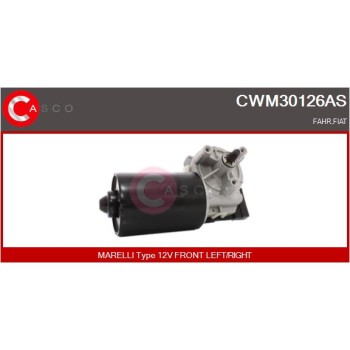 Motor del limpiaparabrisas - CASCO CWM30126AS