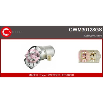 Motor del limpiaparabrisas - CASCO CWM30128GS