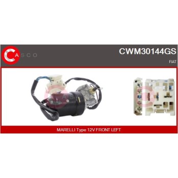 Motor del limpiaparabrisas - CASCO CWM30144GS