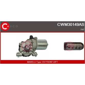 Motor del limpiaparabrisas - CASCO CWM30149AS