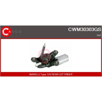 Motor del limpiaparabrisas - CASCO CWM30303GS