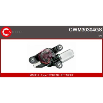 Motor del limpiaparabrisas - CASCO CWM30304GS