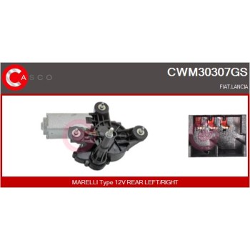 Motor del limpiaparabrisas - CASCO CWM30307GS