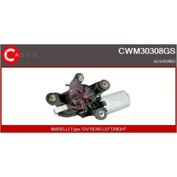 Motor del limpiaparabrisas - CASCO CWM30308GS