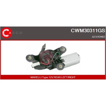 Motor del limpiaparabrisas - CASCO CWM30311GS
