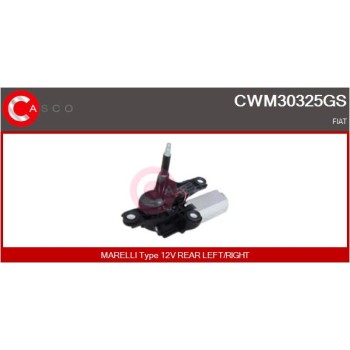 Motor del limpiaparabrisas - CASCO CWM30325GS