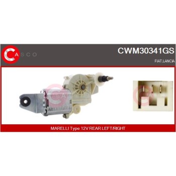 Motor del limpiaparabrisas - CASCO CWM30341GS