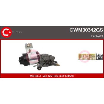 Motor del limpiaparabrisas - CASCO CWM30342GS